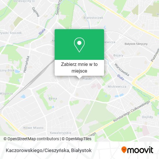 Mapa Kaczorowskiego/Cieszyńska