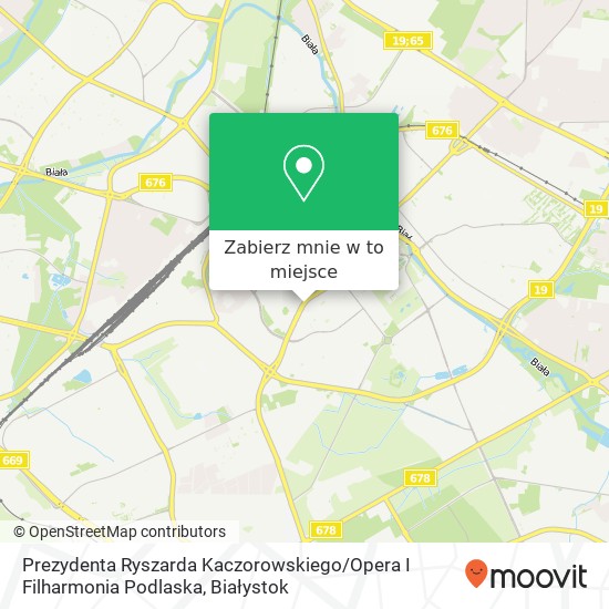 Mapa Prezydenta Ryszarda Kaczorowskiego / Opera I Filharmonia Podlaska
