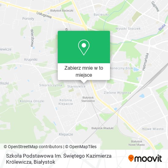 Mapa Szkoła Podstawowa Im. Świętego Kazimierza Królewicza
