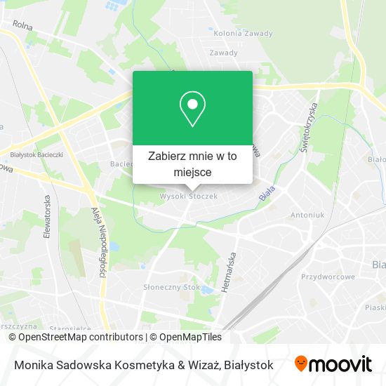 Mapa Monika Sadowska Kosmetyka & Wizaż