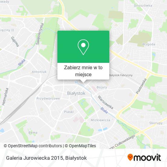 Mapa Galeria Jurowiecka 2015