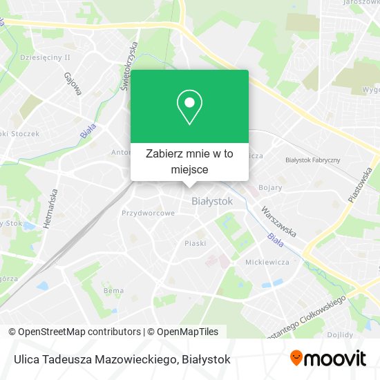 Mapa Ulica Tadeusza Mazowieckiego