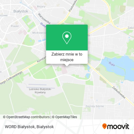 Mapa WORD Białystok