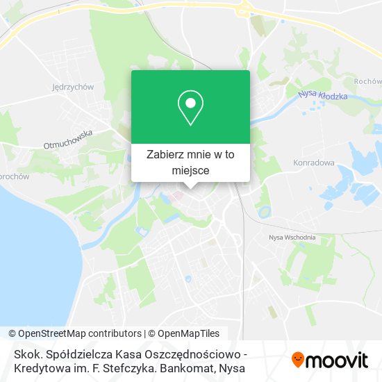 Mapa Skok. Spółdzielcza Kasa Oszczędnościowo - Kredytowa im. F. Stefczyka. Bankomat
