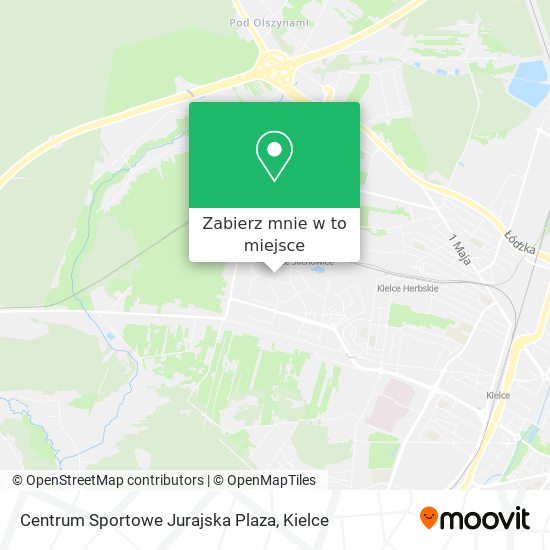 Mapa Centrum Sportowe Jurajska Plaza