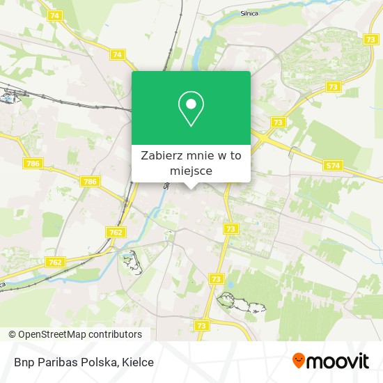 Mapa Bnp Paribas Polska