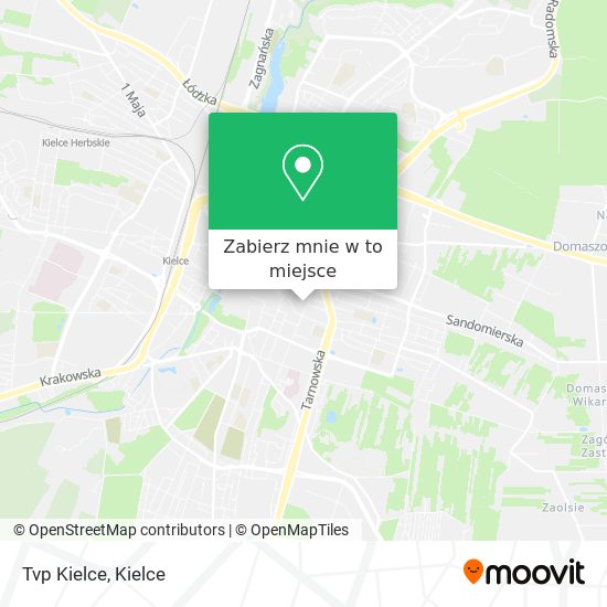 Mapa Tvp Kielce