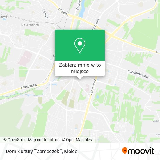 Mapa Dom Kultury ""Zameczek""