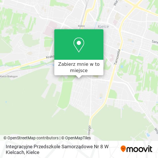Mapa Integracyjne Przedszkole Samorządowe Nr 8 W Kielcach