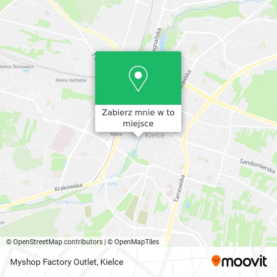 Mapa Myshop Factory Outlet