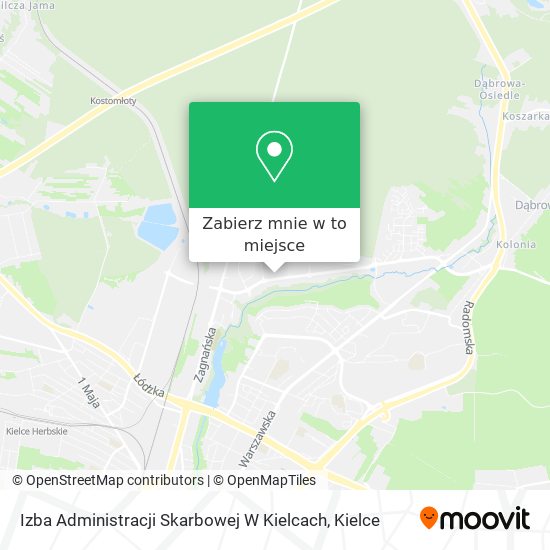 Mapa Izba Administracji Skarbowej W Kielcach