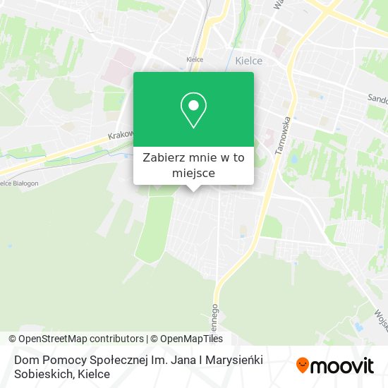Mapa Dom Pomocy Społecznej Im. Jana I Marysieńki Sobieskich