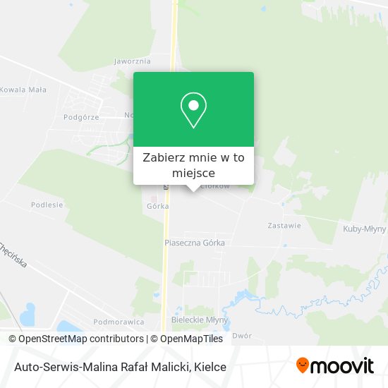 Mapa Auto-Serwis-Malina Rafał Malicki