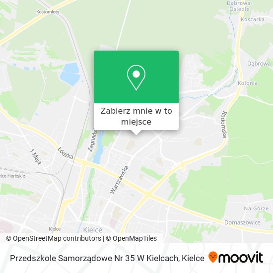 Mapa Przedszkole Samorządowe Nr 35 W Kielcach