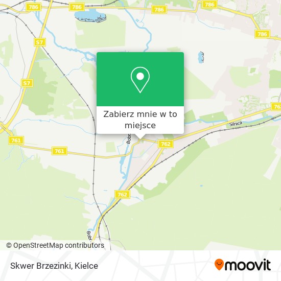 Mapa Skwer Brzezinki