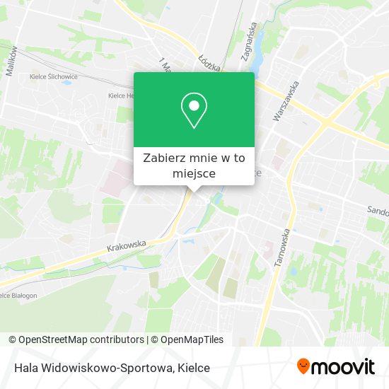 Mapa Hala Widowiskowo-Sportowa