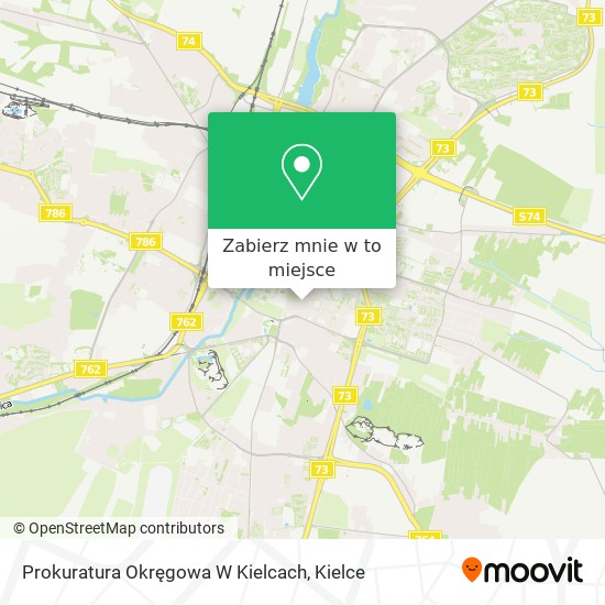 Mapa Prokuratura Okręgowa W Kielcach