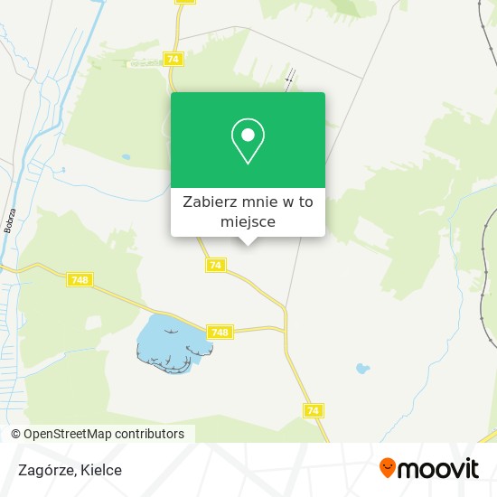 Mapa Zagórze