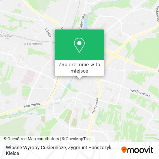 Mapa Własne Wyroby Cukiernicze, Zygmunt Pańszczyk
