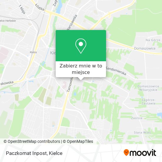 Mapa Paczkomat Inpost