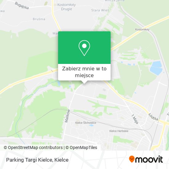 Mapa Parking Targi Kielce