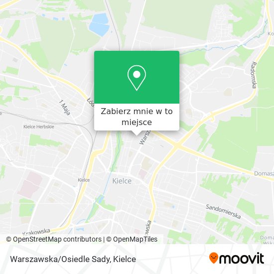 Mapa Warszawska/Osiedle Sady