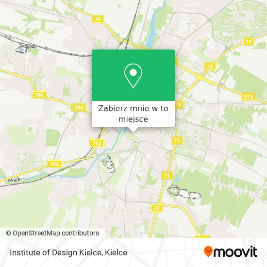 Mapa Institute of Design Kielce