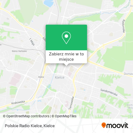 Mapa Polskie Radio Kielce