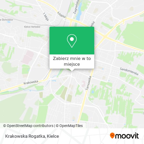 Mapa Krakowska Rogatka