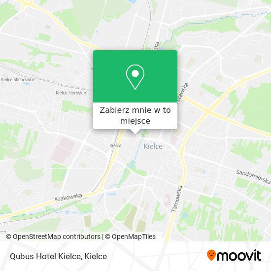 Mapa Qubus Hotel Kielce