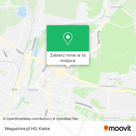 Mapa Megastore.pl HQ