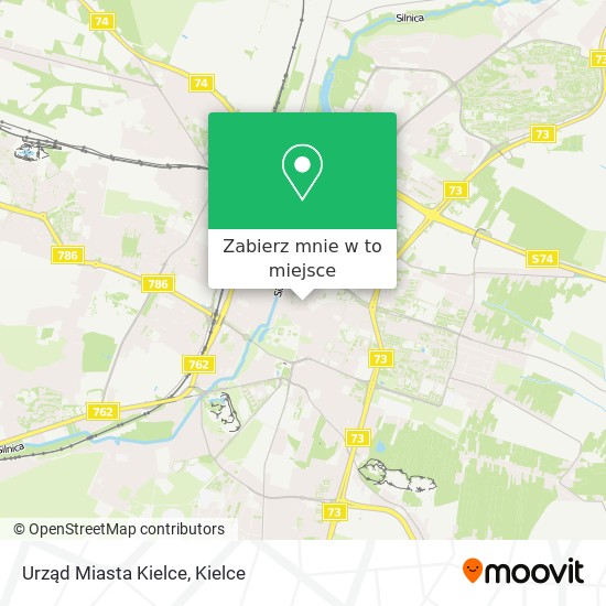 Mapa Urząd Miasta Kielce