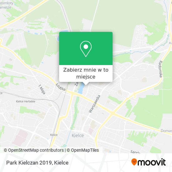 Mapa Park Kielczan 2019