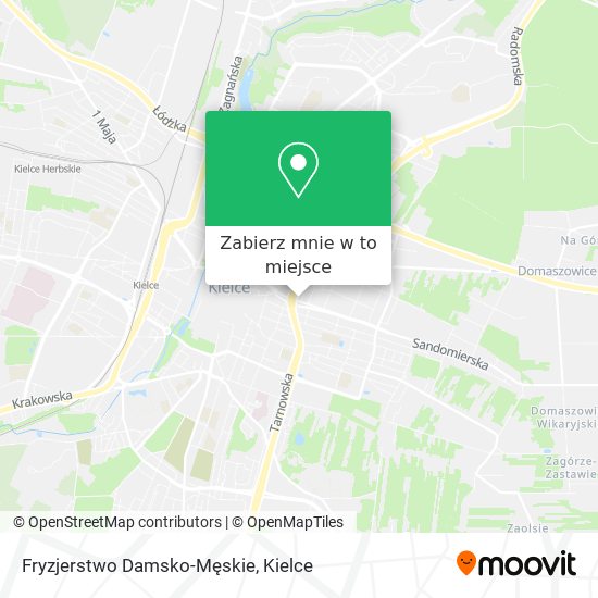 Mapa Fryzjerstwo Damsko-Męskie