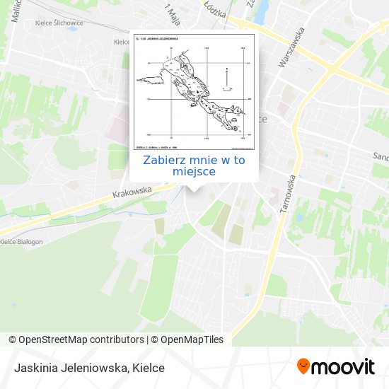 Mapa Jaskinia Jeleniowska