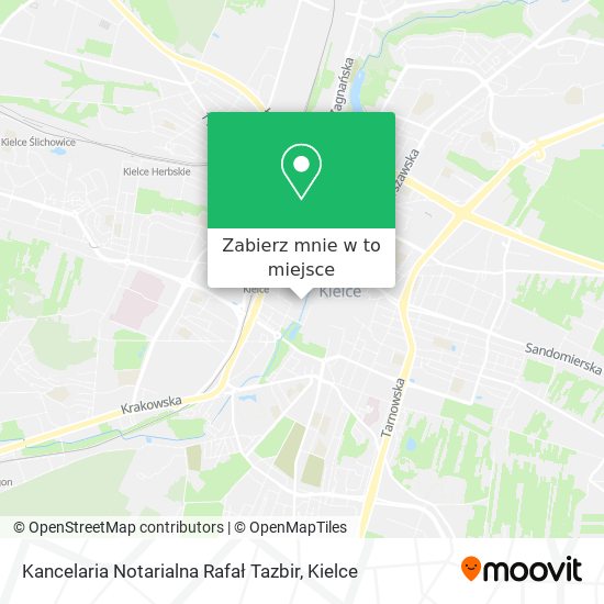 Mapa Kancelaria Notarialna Rafał Tazbir