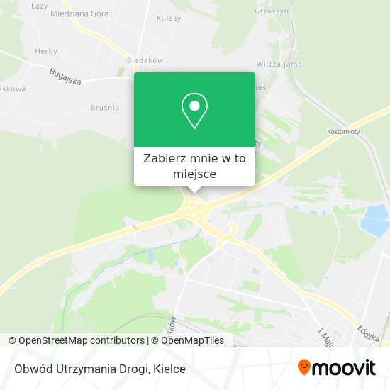 Mapa Obwód Utrzymania Drogi