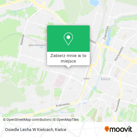 Mapa Osiedle Lecha W Kielcach