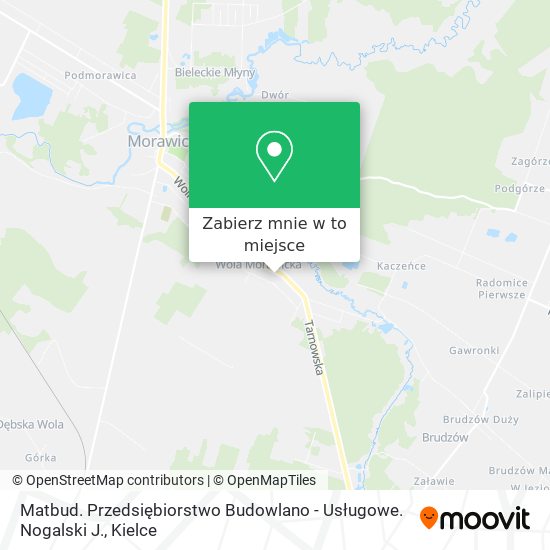 Mapa Matbud. Przedsiębiorstwo Budowlano - Usługowe. Nogalski J.