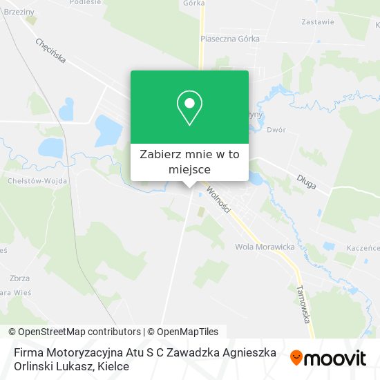 Mapa Firma Motoryzacyjna Atu S C Zawadzka Agnieszka Orlinski Lukasz