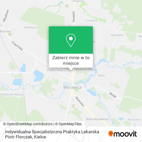 Mapa Indywidualna Specjalistyczna Praktyka Lekarska Piotr Florczak