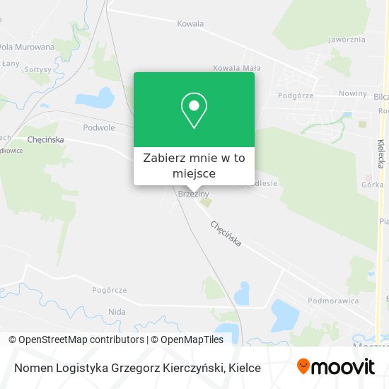 Mapa Nomen Logistyka Grzegorz Kierczyński