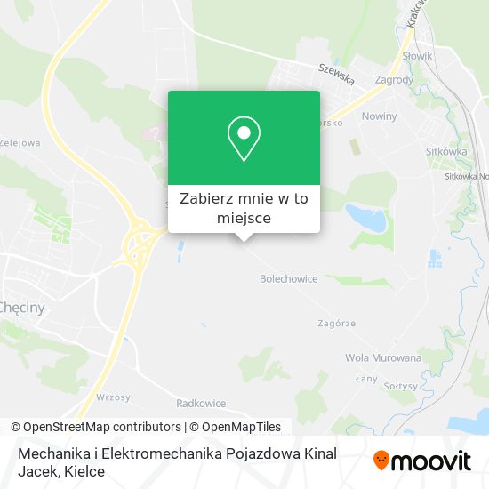 Mapa Mechanika i Elektromechanika Pojazdowa Kinal Jacek