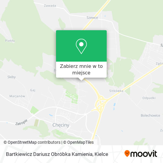Mapa Bartkiewicz Dariusz Obróbka Kamienia