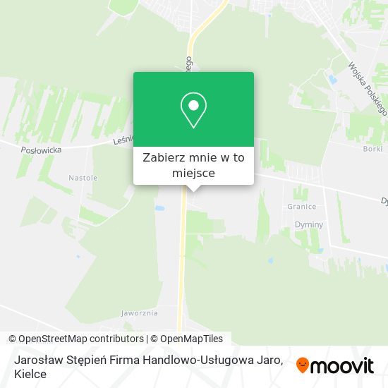Mapa Jarosław Stępień Firma Handlowo-Usługowa Jaro