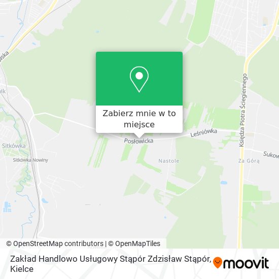 Mapa Zakład Handlowo Usługowy Stąpór Zdzisław Stąpór