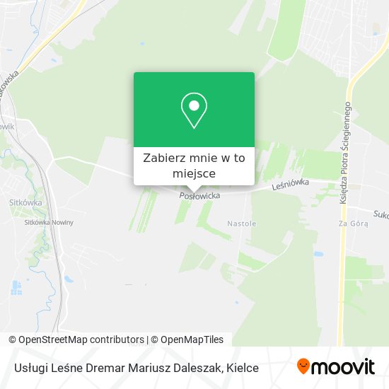 Mapa Usługi Leśne Dremar Mariusz Daleszak