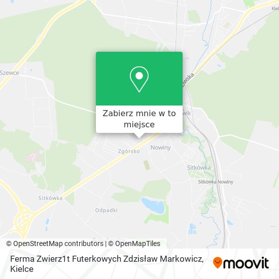 Mapa Ferma Zwierz1t Futerkowych Zdzisław Markowicz