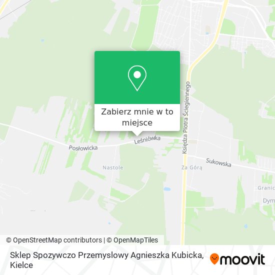 Mapa Sklep Spozywczo Przemyslowy Agnieszka Kubicka