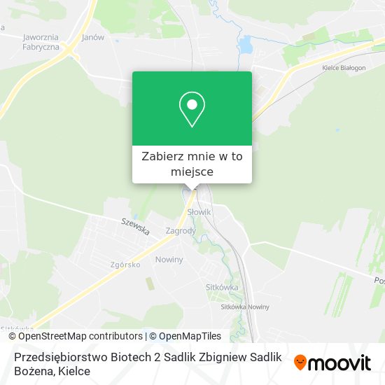 Mapa Przedsiębiorstwo Biotech 2 Sadlik Zbigniew Sadlik Bożena